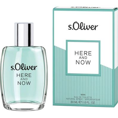 s. Oliver Here and Now Man Eau de Toilette 30 ml / 1,0 fl oz