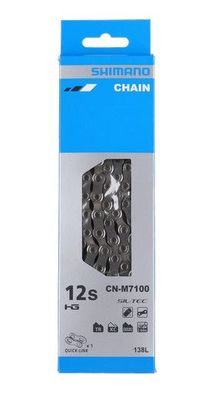 Shimano Kette 12-fach CN-M 7100 138 Glieder, 12-fach, silber