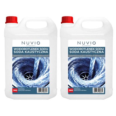 Natriumhydroxid (NaOH) 99 % 2x5 kg Granulat Starker Rohrreiniger & Abflussfrei 10kg