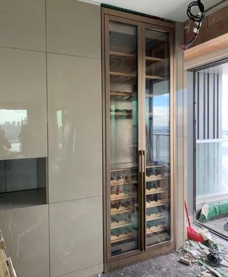 Weinschrank Weinkühlgerät Weinregal Glasschrank Weinkühlschrank Flaschenregal