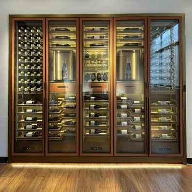 Weinschrank Weinkühlschrank Weinkühlvitrine Weinkühlgerät Wein-Display