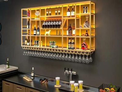 Weinhalter Weinglashalter Weinregal Flaschenregal Weinmöbel Weinlagerregal