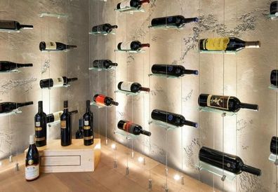 Hängeweinregal Weinregal Flaschenregal Weinhalter Weinständer Weinablage