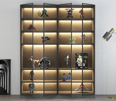 Vitrine Glasvitrine Glasschrank Weinschrank Hochschrank Schrankvitrine