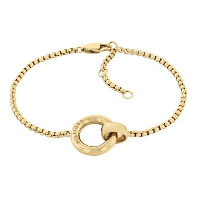 Tommy Hilfiger Damen Armband 2780947 Edelstahl, Gold plattiert