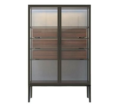 Vitrinenschrank Vitrine Schaukästchen Dekoschrank Sammlungsvitrine