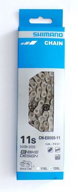 Shimano Ketten 11-fach CN-E8000 -> 1-fach, E-Bike, 126L