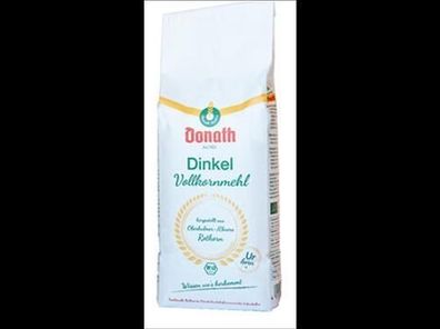 Donath Mühle 6x Donath Dinkel-Vollkornmehl 1000g