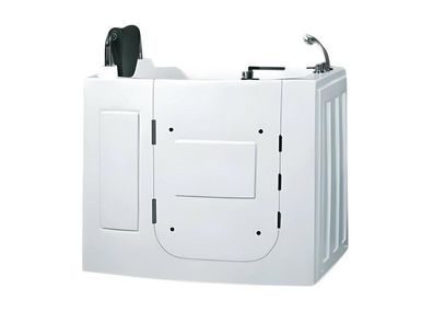 Kompaktbadewanne Whirlpool mit Tür Massagewanne Wellnesswannen 110x68 cm