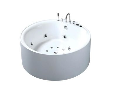 Whirlpool Blubberbad Hydromassagewanne Spa-Bad Whirlwanne 162x162 cm