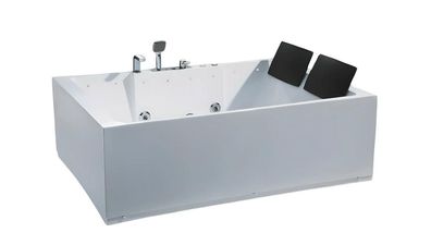 Whirlwanne Hydromassagewanne Whirlpool Blubberbad Spa-Bad Sprudelbad 180x120 cm