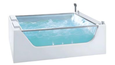 Designwanne Badewanne Acrylwanne Whirlpool Komfortwanne Massagewanne 180x120 cm