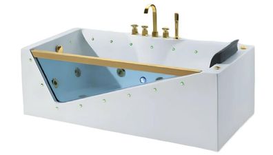 Designwanne Badewanne Acrylwanne Whirlpool Komfortwanne Massagewanne 170x80 cm