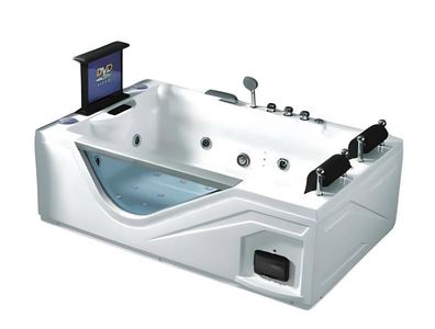 Massage Badewanne Hydromassagewanne Whirlpool Spa Whirlwanne 190x120 cm