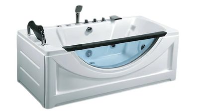 Whirlwanne Hydromassagewanne Whirlpool Blubberbad Spa-Bad Sprudelbad 170x80 cm
