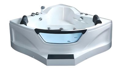 Massagebad Whirlpool Whirlwanne Hot Tub Blubberbad Hydromassagewanne 154x154 cm