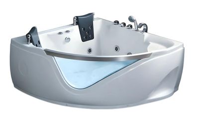 Whirlwanne Whirlpool Blubberbad Hydromassagewanne Spa-Bad 150x150 cm