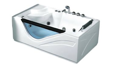 Whirlpool Blubberbad Hydromassagewanne Spa-Bad Whirlwanne 160x90 cm