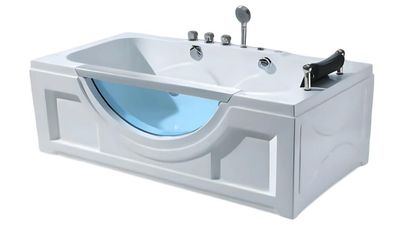 Spa Hydromassagewanne Whirlpool Whirlwanne Massagebecken Sprudelbad 170x92 cm