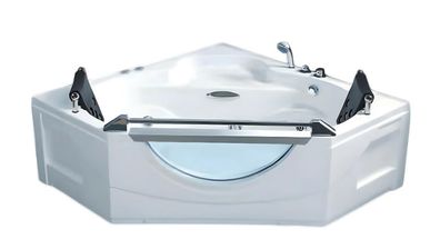 Hydromassagewanne Whirlwanne Whirlpool Blubberbad Spa-Bad Sprudelbad 165x165 cm