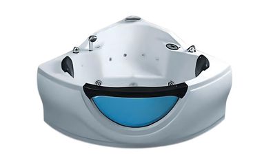 Spa Hydromassagewanne Whirlpool Whirlwanne Massagebecken Sprudelbad 150x150 cm