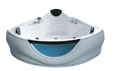 Hydromassagewanne Massagebecken Whirlpool Blubberbad Spa-Bad 150x150 cm