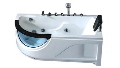 Whirlwanne Hydromassagewanne Whirlpool Blubberbad Spa-Bad Sprudelbad 170x80 cm