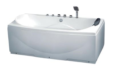 Badewanne Whirlpool Blubberbad Hydromassagewanne Spa-Bad Whirlwanne 173x86 cm