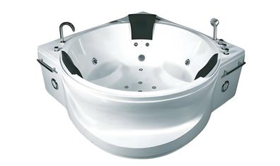Hydromassagebad Whirlpool Sprudelwanne Whirlwanne Wellnesspool 178x178 cm