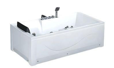 Badewanne Whirlpool Luxuswanne Wellnesswanne Hydromassagewanne 180x85 cm