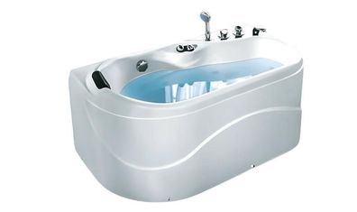 Hydromassagewanne Massagebecken Whirlpool Blubberbad Spa-Bad 141x76 cm