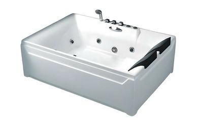 Badewanne Whirlpool Blubberbad Hydromassagewanne Spa-Bad Whirlwanne 183x123 cm