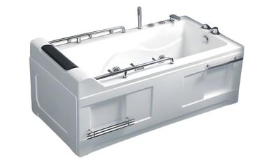 Spa-Bad Whirlpool Blubberbad Hydromassagewanne Whirlwanne Blubberbad 160x80 cm