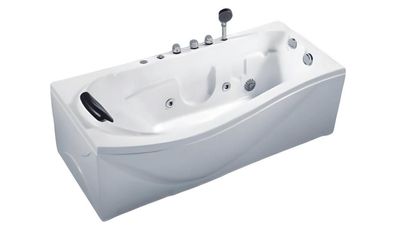 Whirlwanne Whirlpool Blubberbad Hydromassagewanne Spa-Bad 170x85 cm