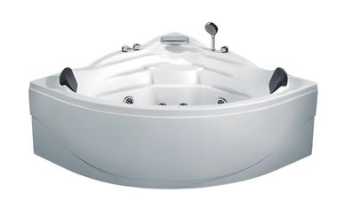Hydromassagewanne Whirlwanne Whirlpool Blubberbad Spa-Bad Sprudelbad 140x140 cm