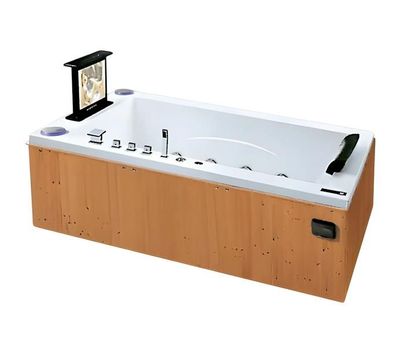 Whirlwanne Whirlpool Blubberbad Hydromassagewanne Spa-Bad 190x115 cm