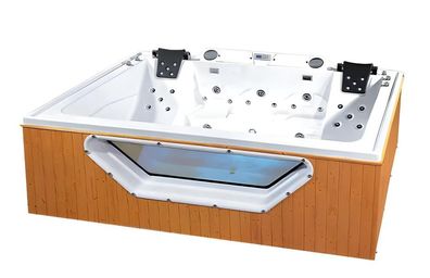 Blubberbad Hydromassagewanne Außen Whirlpool Outdoor-Spa 290x205cm