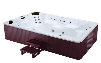 Whirlwanne Hydromassagewanne Blubberbad Whirlpool Spa-Bad 360x230cm