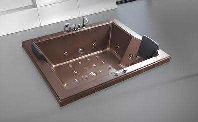 Whirlpool Blubberbad Hydromassagewanne Spa-Bad Whirlwanne 180x150cm