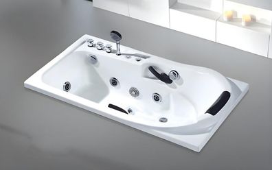 Einbauwanne Whirlwanne Hydromassagewanne Luxuswanne Komfortwanne 170x85 cm