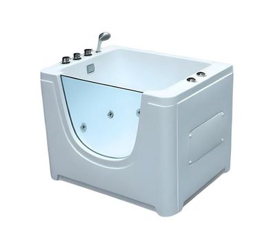 Babywanne Babywhirlpool Babywaschwanne Babyspa-Wanne Kinderbadewanne 110x85 cm