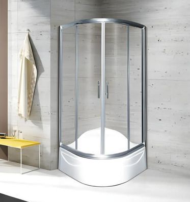 Duschecke Duschtür Eckdusche Duschraum Dusche Duschabtrennung 90x90 cm