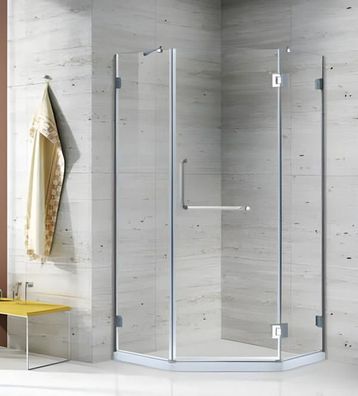 Duschtür Eckdusche Duschraum Dusche Duschkabine Duschabtrennung 90x90 cm