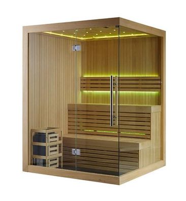 Dampfsauna Sauna Saunakabine Heimsauna Massivholzsauna Designsauna 200x150 cm
