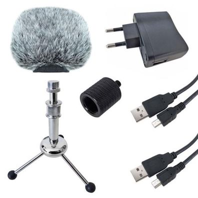 keepdrum Zubehörset für Tascam und Zoom Recorder