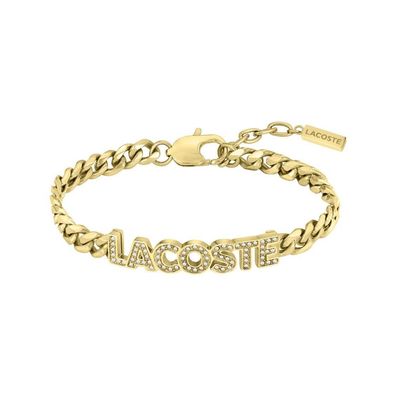 Lacoste - 2040063 - Armband - Damen - gelbgold - 17cm - SCRIPT