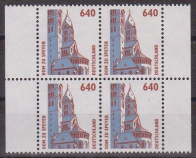 BRD 1995 postfrisch vierer Block Michel-Nr. 1811 Sehenswürdigkeiten