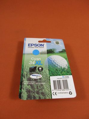 Original Epson 34XL Cyan OVP , Tintenpatrone, ruckerpatrone