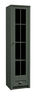 Standvitrine Vitrinenschrank Hochschrank Vitrine Schrank Regalschrank