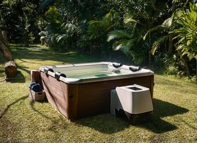 MSpa Whirlpool NEU AMBER AERO PLUS XXL 2026 inkl. App + Hydromassage - 180 cm